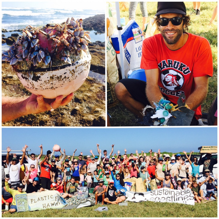 Polynesian Voyaging Society Worldwide Voyage Update | Plastic Free Hawaii Beach Cleanup