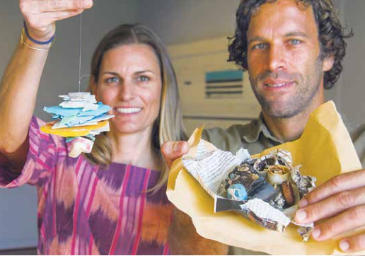 Jack and Kim Johnson Put On Art Show To Spur Debate On Plastic