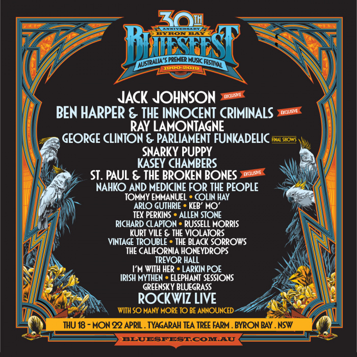 Jack to Headline 30th Anniversary of Byron Bay Bluesfest ...