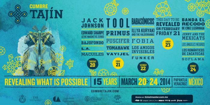 Jack headlining Cumbre Tajin Festival