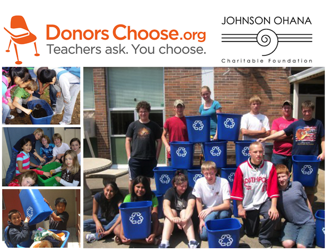 Celebrate Earth Day & Double Your Impact with DonorsChoose.org & Johnson Ohana Charitable Foundation