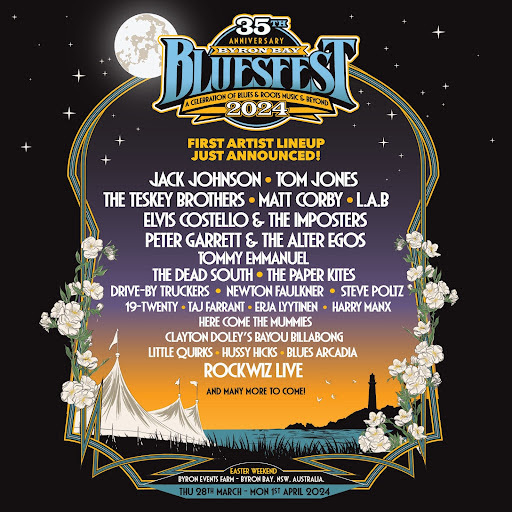 Jack To Headline Byron Bay Blues Festival in 2024