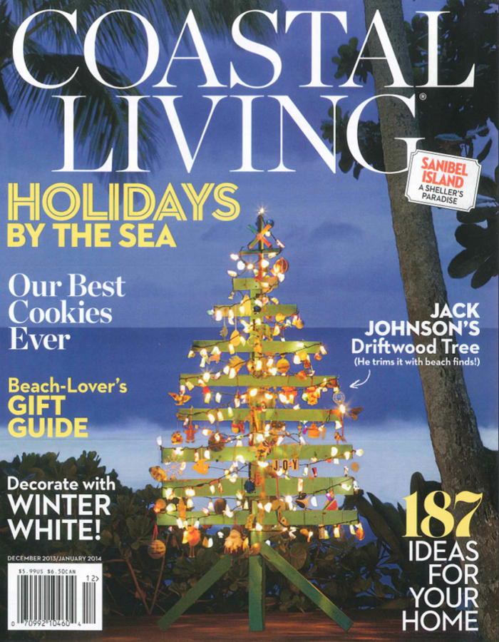 Jack’s Driftwood Tree on the Cover of Coastal Living