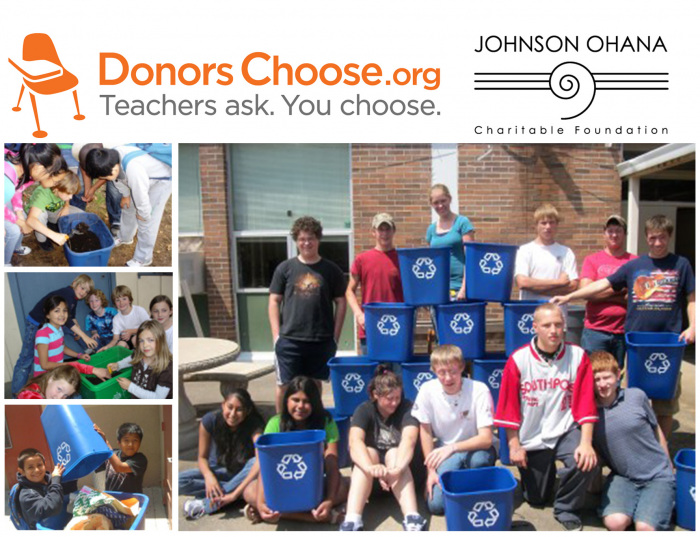 DonorsChoose.org and the Johnson Ohana Charitable Foundation Celebrate Earth Day 2013